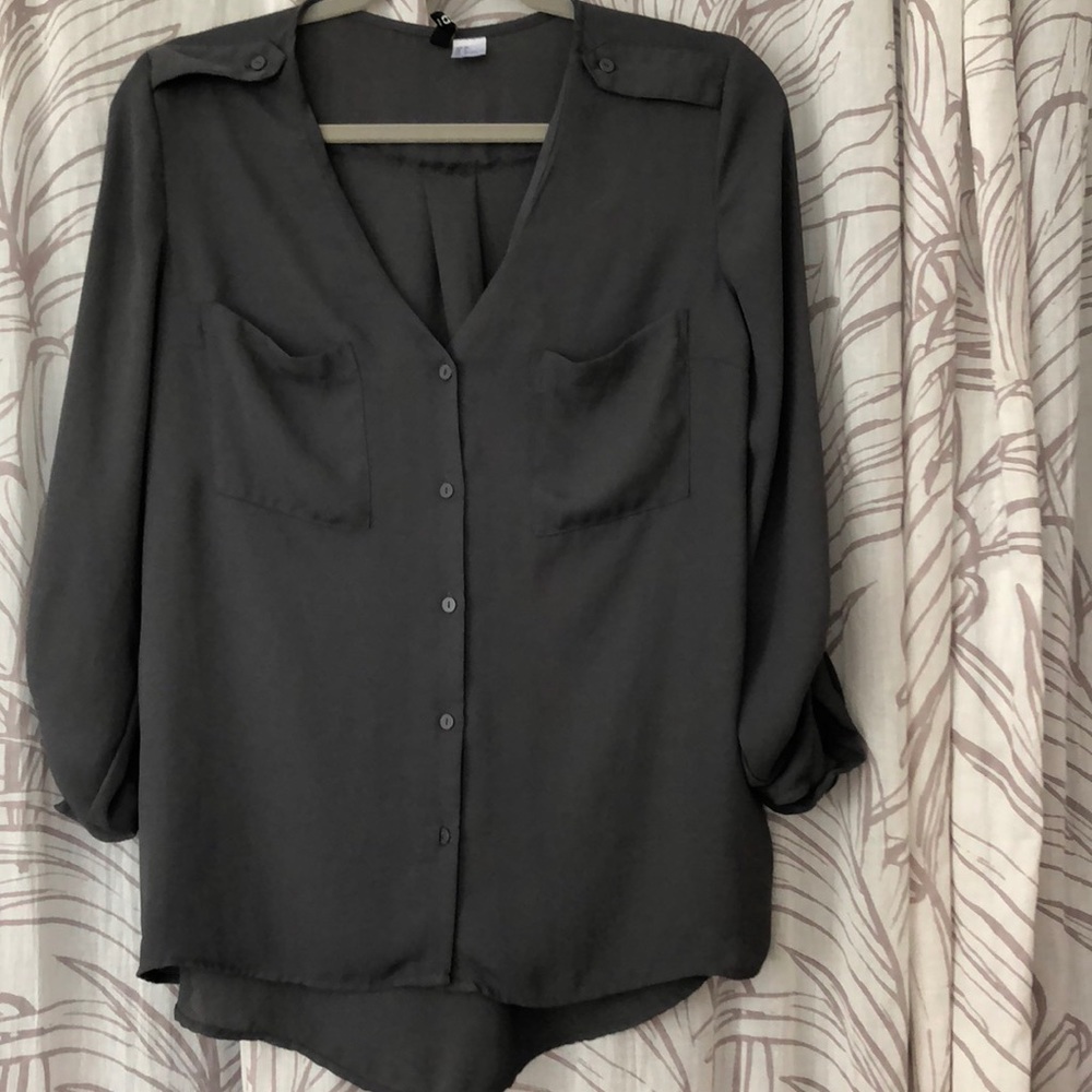 H&M button down blouse